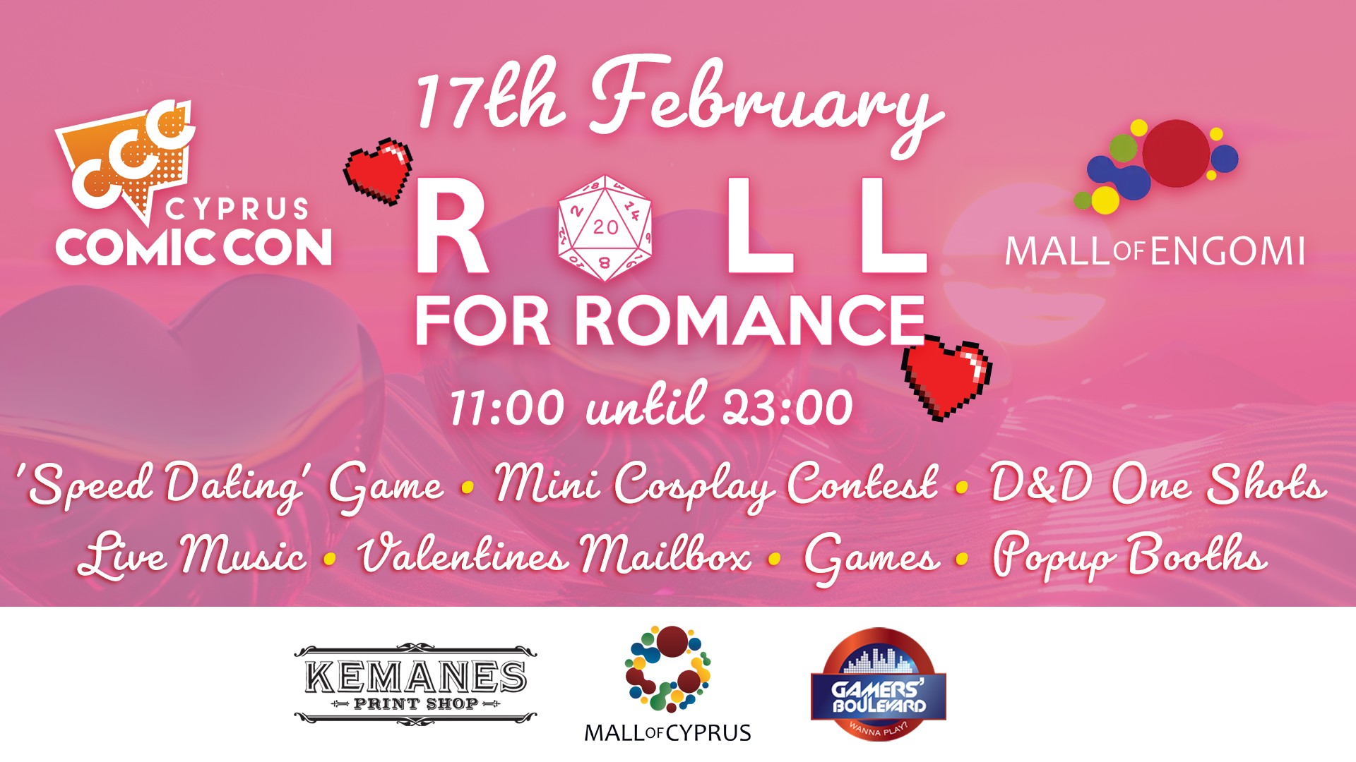 Roll for Romance Event