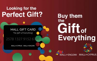 The new Gift Card by Mall of Engomi and Mall of Cyprus has arrived!