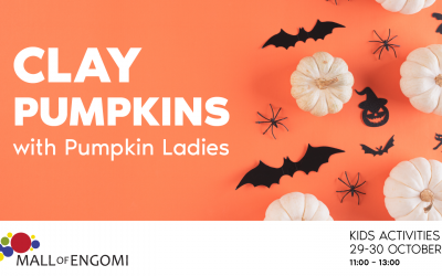CLAY PUMPKINS with Pumpkin Ladies